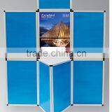 Elegant Screen Folding Display Panel, Aluminum Frame for Exhibition, Meeting,tradeshow thumbnail-2