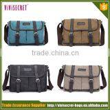 China Manufacturer Best Brand OEM Laptop Men Canvas Messenger Bag thumbnail-6