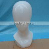 Manufacturer fiberglass faceless female egg mannequin heads