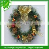 Good Quality Customized Decorated Christmas Wreaths With Colorful Designs thumbnail-4