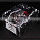 High Grade Custom Clear Acrylic Shoe Display Case, Acrylic Shoe Box, Acrylic Shoe Display Box Wholesale