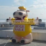 12m High Huge Inflatable Cow/Inflatable mascot cold air balloon F1054