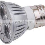 3w E27 Led 3X1W High Power Spot Light Energy Saving Lamp Die-aluminum Casing