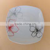 8 Inch Dessert Plate Restaurant Square Plates Dishes Custom Printed Plates thumbnail-1