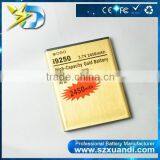 2450mah 3.7V gold label replacement li-ion battery for samsung i9250 cell phone made in china