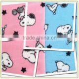 100 Polyester Dog Print Polar Fleece Blanket