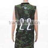 Sublimated Camo Blue Reversible Basketball Jerseys/custom Digital Camo Basketball Uniform thumbnail-3