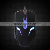 USB Wired Optical Computer Gaming Mouse 2400 DPI Luminous Game Mouse Mice With LED Light For Desktop Laptop