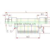 Male Thread Plastic Tube Fitting, Reducer Triple Branch Union ,compact One -touch Tube Fitting , Push in Tube Fitting thumbnail-2