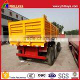 2 Axles 3Axles Mini Box Hydraulic Dump Trailer With Tractor Towing Drawbar thumbnail-6