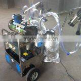 Cow Milk Sunction Machine /vacuum Pump Two Tanks Milking Machine With Electric and Gasoline Engine thumbnail-1
