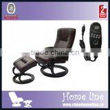 MAS00259 Black PU Back Heat 8 Points Vibration Office Massage Chair thumbnail-1