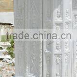 Classical Indoor Decorative White Marble Fireplace Mantel thumbnail-4