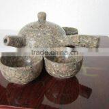 Creative White Maifan Stone Tea Sets thumbnail-1