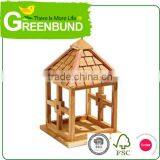 Wooden Bird Feeder And House Camera Garden Stand Wild Bird Care thumbnail-3