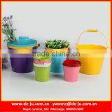 Metal Colorful Round Flower Pot thumbnail-1