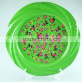 New Stainless Steel Decal and Spray Paint Plate Cast Iron Food Storage Dish Enamel Round Dish thumbnail-4