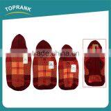 Wholesale Pet Apparel Classical Grid Patterned Dog Clothes Winter With Hat thumbnail-4