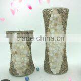 Chic Home Decor Item Natural Seashell Stone Large Heavy Modern Vases thumbnail-2
