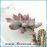 Can Custom Polymer Clay Succulent Jewelry Miniature Plant Wedding Succulent Jewelry thumbnail-5