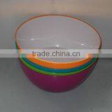 Plastic Colored Salad Bowl Plastic Cereal Bowls thumbnail-3