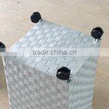 Rolling Cheap Strong Metal Frame Nylon Laundry Basket With Wheels thumbnail-4