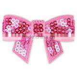 4.5 CM Turquoise Sequins Hair Bows Hairgrips thumbnail-3