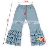 Triple Ruffle Pants Children Clothing Sets Mustard Pie Fall Winter Outfits Fall Boutique Girl Clothing thumbnail-5