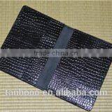 Crocodile Black Leather Passport Hplder thumbnail-3