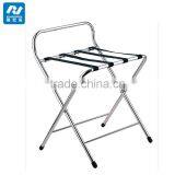 Chrome Metal Folding Luggage Rack thumbnail-5