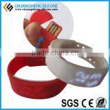 Outdoor Sports Accessory Silicone Bracelet Pedometer, Sleep Monitor