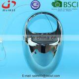 BSCI Audit Factory Handle Shape Chrome Plated Ceramic Hanging Basket or Freestanding Decorative Ceramic Flower Planter thumbnail-3