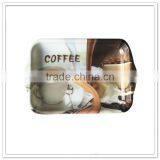 Blossom Flower Printed Custom Melamine Tray for Coffee / Tea Time thumbnail-5