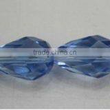 Wholesale Light Blue Faceted Raindrop Crystal Beads thumbnail-1