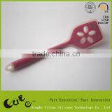 Flower Shape Silicon Spatula With Nylon Handle