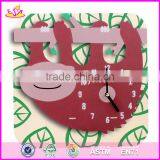 2017 New Design Toddlers Educational Wooden Early Teaching Clock W14K009 thumbnail-2