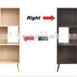 Hot Sale High Quality DIY Furniture Wooden Open Shelving Bookcase thumbnail-2