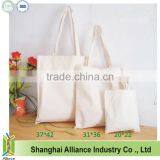 Promotional Blank Natural Cotton Tote Bags Canvas Cotton Shopper Cheap Cotton Bag thumbnail-1