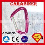 CE+UIAA Certificate Mountain Climbing Aluminum Carabiner With 24KN thumbnail-3