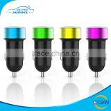 Multi Colors DC5V 2.4A 3.1A 4.8A IPhone IPad Mobile USB Car Charger Adapeter With CE FCC RoHS thumbnail-1