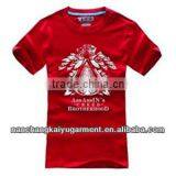 2014 Mens Round Collar Clothing/cotton/silk Screen Printed T-shirts With Short Sleeves thumbnail-1