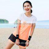 2017 New Design Women Gym Wear Running Bra Fitness Pants Women Running Suit thumbnail-1