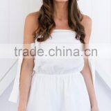 Cold Shoulder Tie Sleeve Sexy Summer Playsuit New in Style Woman Romper thumbnail-2