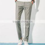 Men's Summer Linen Trousers Thin Straight All-match Size Casual Loose Cotton Pants Custom thumbnail-4