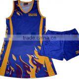 Cheap Wholesale Girls Sexy Plus Size Custom Sublimation Sport Netball Uniforms Skirts Dresses Jersey Kit With Netball Bibs thumbnail-2