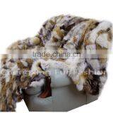 CX-D-61 100% New Zealand Fox Fur Handmade Residential House Carpet and Rug thumbnail-3