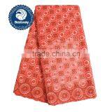 Beautiful Wedding Multi Color New Fashion African Swiss Voile Lace Fabric Eco-Friendly Feature Swiss Cotton Voile Lace SL0414 thumbnail-4