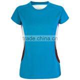 Custom Women 100% Polyester Round Neck Tee t Shirt thumbnail-3