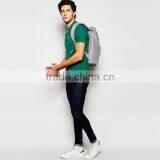 100% Cotton Green Solid Color Men Polo Shirt PS0110A thumbnail-4