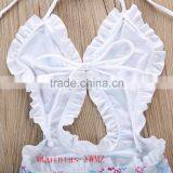 Japanese Girl Swimsuit One Piece Swimsuit Floral Hot Selling Summer Girl Clothes thumbnail-4